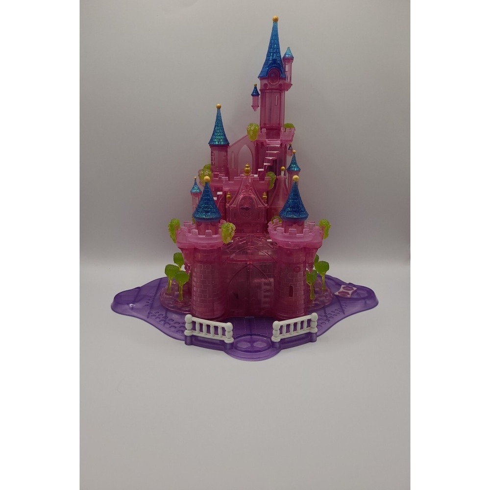 Vintage‎ 1995 Bluebird Polly Pocket Cinderella Castle Pink Light Up Not Working